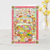 Visionen von Zuckerpflaumen Karte (Gelbe Blume)