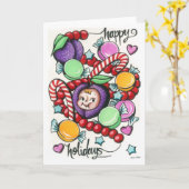 Visionen von Zuckerpflaumen Karte (Gelbe Blume)