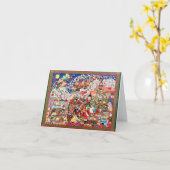 Visionen von Zuckerpflaumen Karte (Gelbe Blume)