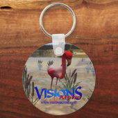 Visions Alpha Schlüsselanhänger - Flamingo (Vorderseite)