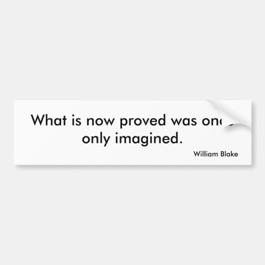 Visions-Autoaufkleber Autoaufkleber (Vorne)