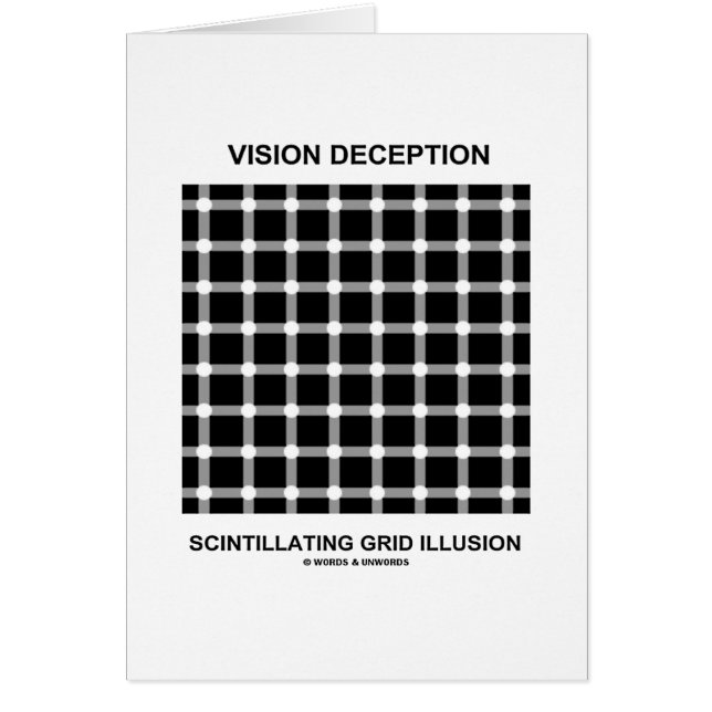 Visions-Täuschungs-funkelnde Gitter-Illusion (Vorne)