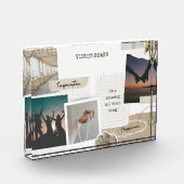 Visionsboard Horizontaler Block Fotoblock (Links)