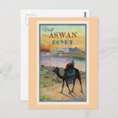 Visit Aswan, Egypt Postkarte (Vorne/Hinten)