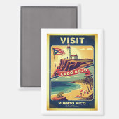 Visit Cabo Rojo - Puerto Rico poster Magnet (Vorderseite/Rückseite)