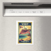 Visit Cabo Rojo - Puerto Rico poster Magnet (In Situ (Geschirrspüler))