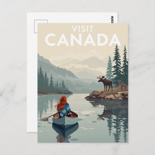 Visit Canada Wilderness Postkarte (Vorne/Hinten)