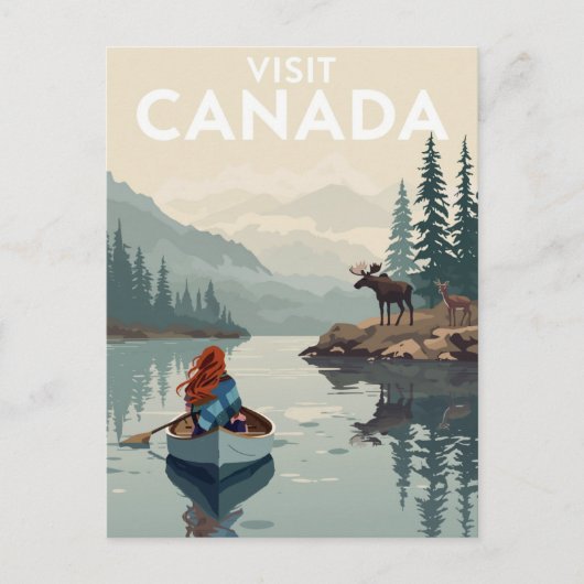 Visit Canada Wildnis Postkarte (Vorderseite)