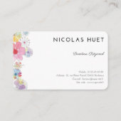 Visit card for business  visitenkarte (Rückseite)