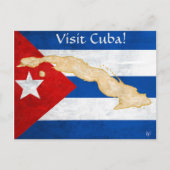"Visit Cuba" Postkarte (Vorderseite)