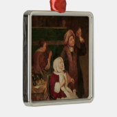 Visit des Doktors Silbernes Ornament (Rechts)