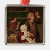 Visit des Doktors Silbernes Ornament (Vorne)