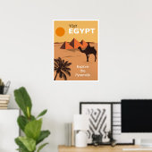 Visit Egypt travel poster (Heimbüro)