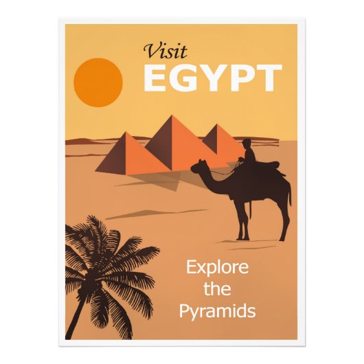 Visit Egypt travel poster (Vorne)