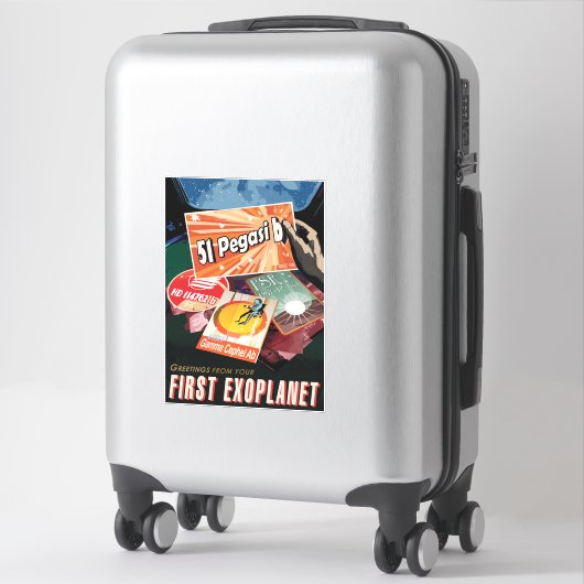 Visit First Exoplanet Found Outside Solar System Aufkleber (Koffer)