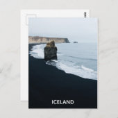 visit Iceland Travel Adventure Tourism Postkarte (Vorne/Hinten)