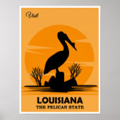 Visit Louisiana, The Pelican State, Poster (Vorne)