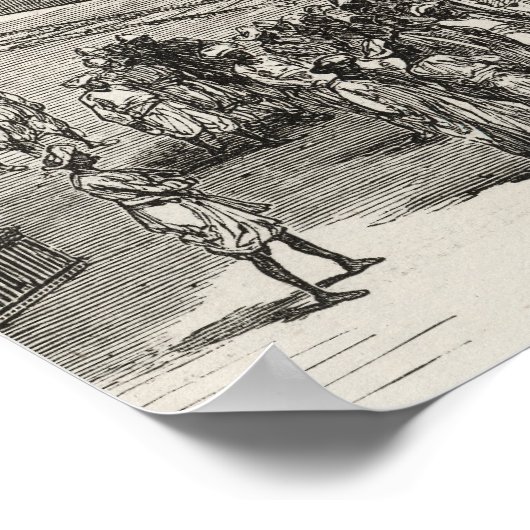 Visit of the Viceroy of India Poster (Ecke)