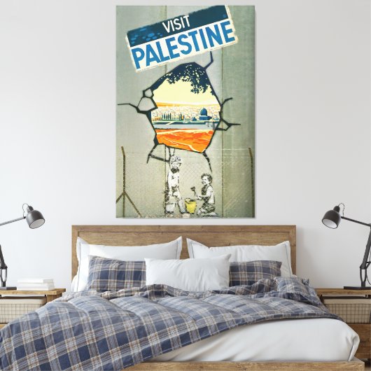 Visit Palestine Beach Boys Leinwanddruck (Insitu (Schlafzimmer))