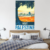 Visit Palestine Leinwanddruck (Insitu (Schlafzimmer))