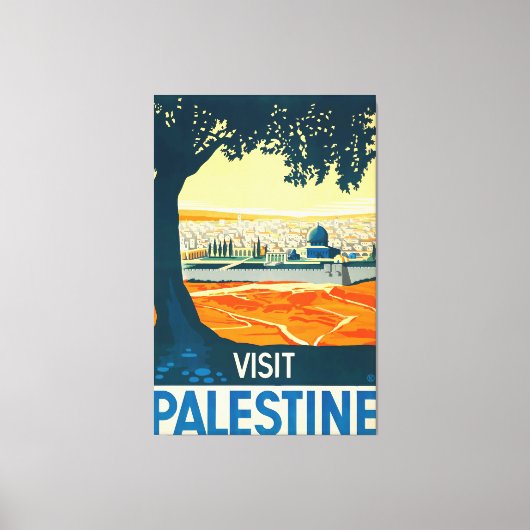 Visit Palestine Leinwanddruck (Vorderseite)