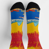 Visit Sudamerica vintage concept Socken (Oben)