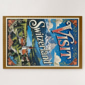 Visit Switzerland travel poster Puzzle (Horizontal)