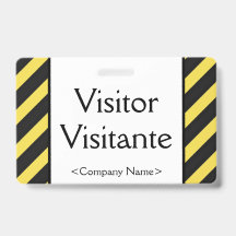 "Visitante"-Abzeichen