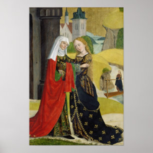 Visitation vom Hauben-Altar, 1499 Poster