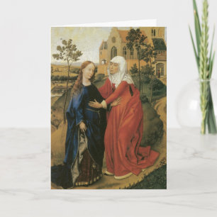 Visitation von Mary - Rogier van der Weyden Feiertagskarte