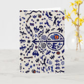 Visite Shaman Ritual Talisman Karte (Gelbe Blume)