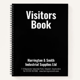 Visitenbuch für Unternehmen Notizblock