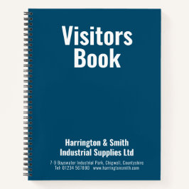 Visitenbuch für Unternehmen Notizblock