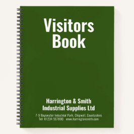 Visitenbuch für Unternehmen Notizblock