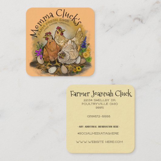 Visitenkarte (Vorne/Hinten)