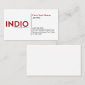 Visitenkarte (Vorne/Hinten)