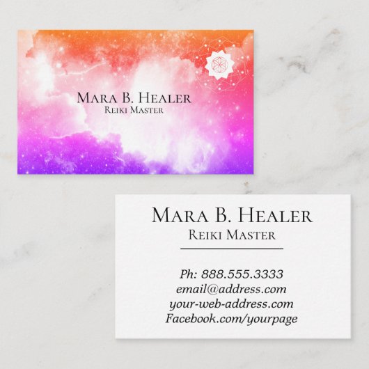 *~* VISITENKARTE (Vorne/Hinten)