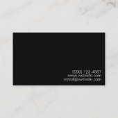 Visitenkarte (Rückseite)