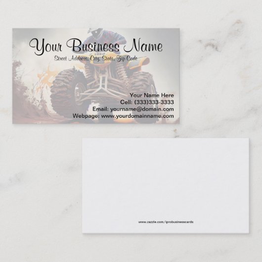 Visitenkarte (Vorne/Hinten)