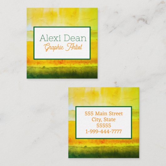 Visitenkarte (Vorne/Hinten)