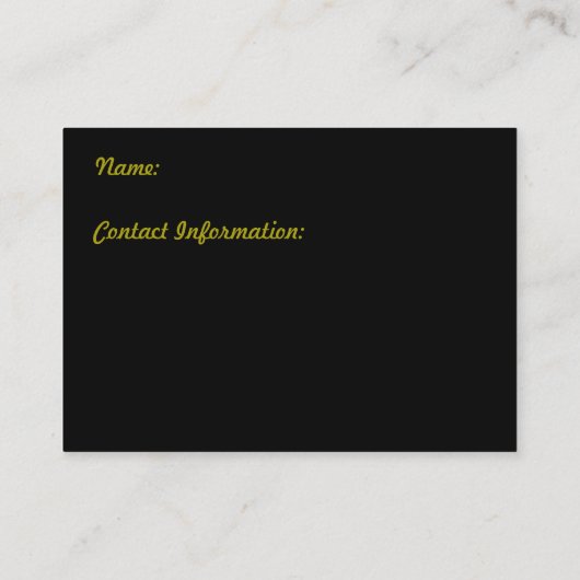 Visitenkarte (Rückseite)