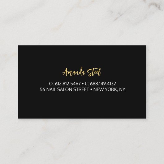 Visitenkarte (Rückseite)