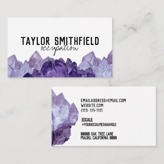 Visitenkarte (Vorne/Hinten)