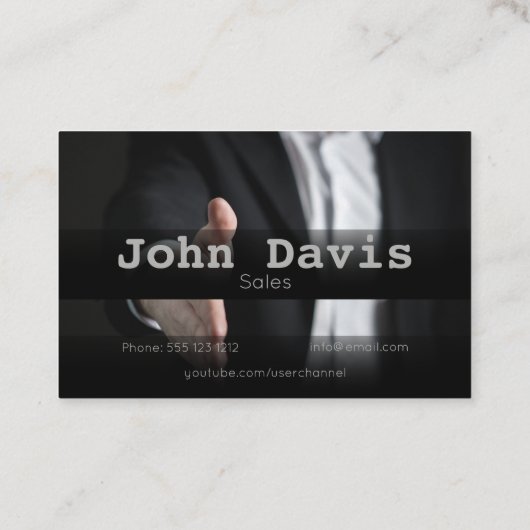 Visitenkarte (Rückseite)