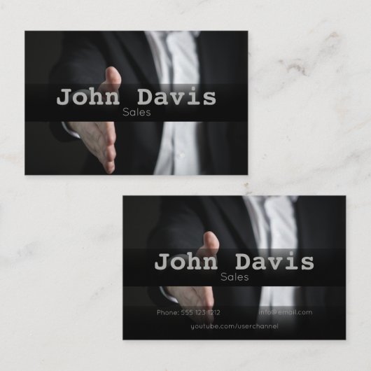 Visitenkarte (Vorne/Hinten)