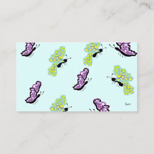 Visitenkarte (Rückseite)