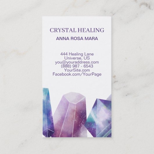 * VISITENKARTE (Rückseite)