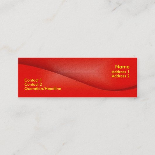 Visitenkarte (Vorderseite)