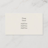 Visitenkarte (Rückseite)