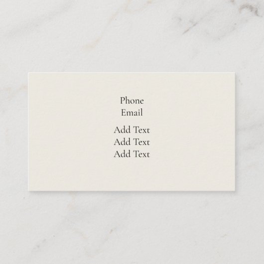 Visitenkarte (Rückseite)